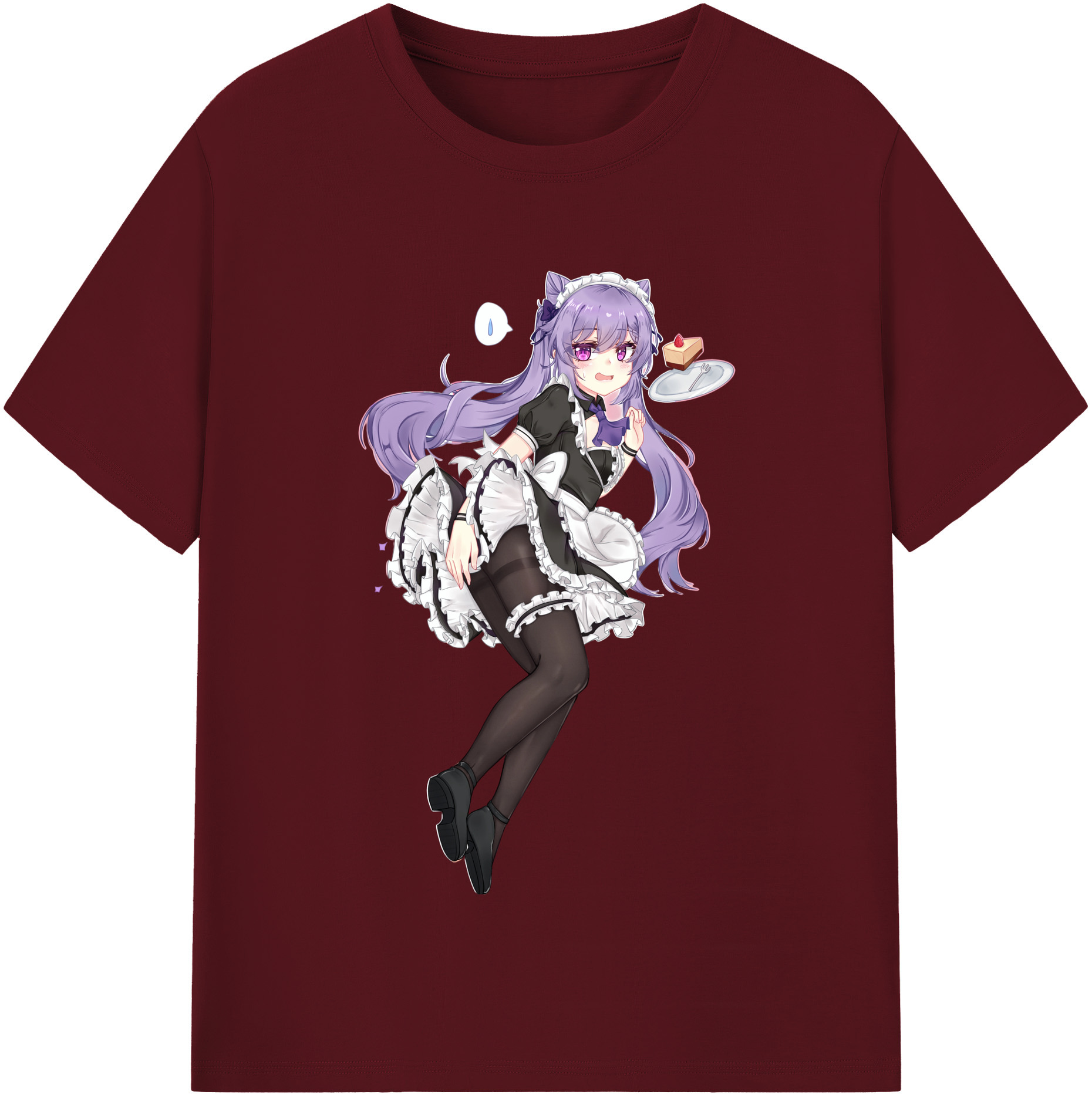 げんし神 刻晴 こくせい genshin Kokusei 綿100％半袖Tシャツ（フロントプリント）